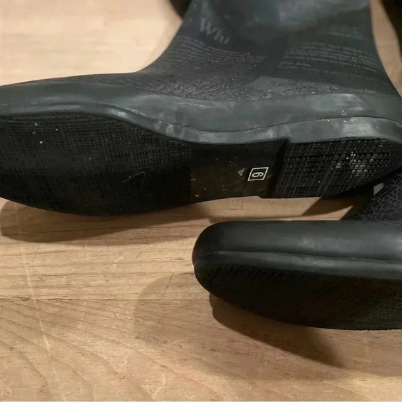 HENRY FERRERA Pull-on Rain Boots Sz 9 Preppy/Dark Academia/Academia - Picture 5 of 9